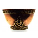 Copper Triquetra Altar Bowl